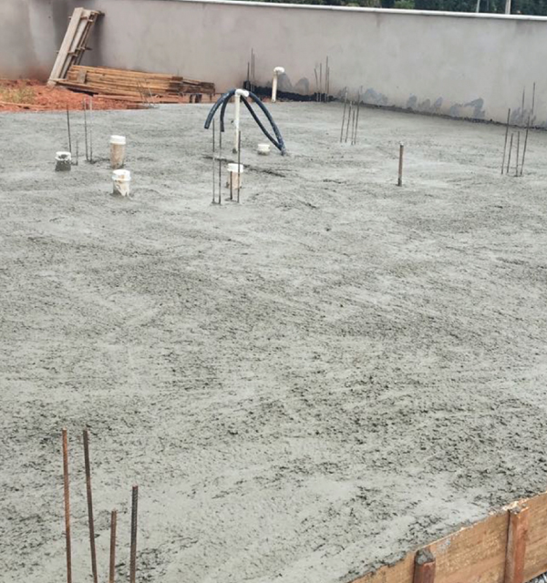 Sapatas Isoladas, Concretagem Sapatas, Concretagem Piso, Alvenaria Convencional, Concretagem Laje, Cobertura